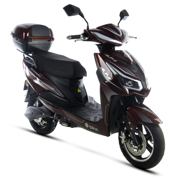 Scuter electric Blinc Alfa 2000W, 72V, rosu