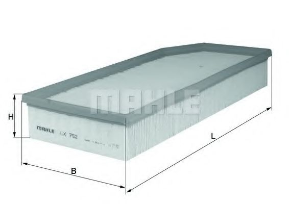 Filtru Aer Mahle ORIGINAL LX 752