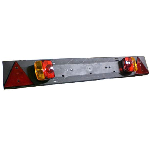 Bara Remorca 1020x140 mm cu Lampi Semnalizare JBM