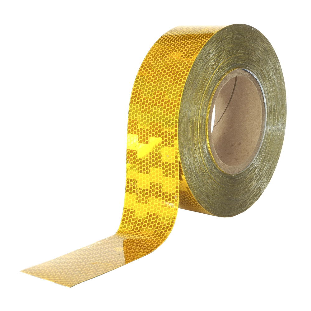 Banda reflectorizanta Avery galben 50.8MM x 50M ECE 104