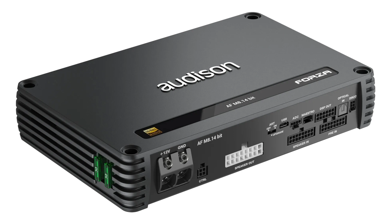 Audison Forza M8.14bit - Amplificator Premium 8 Canale