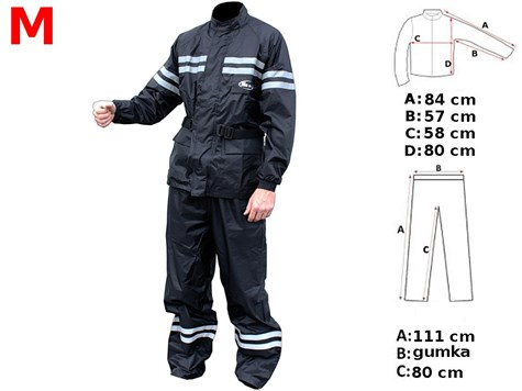 Geaca si pantaloni anti ploaie Roy, marime M