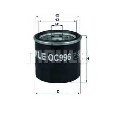 Filtru Ulei Mahle OC 996 - Protecție Motor