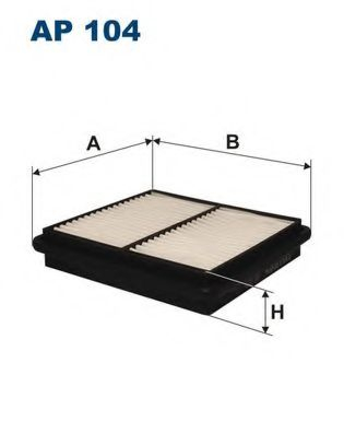 FILTRU AER AP104 | Compatibil Honda