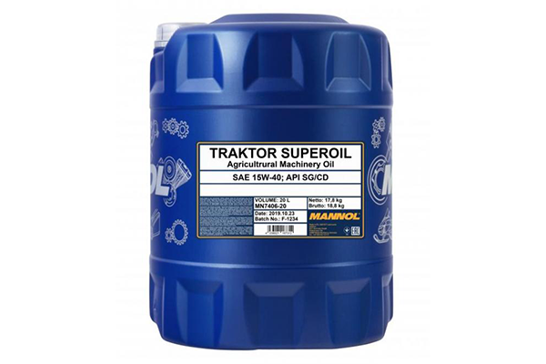 Ulei Tractor Mannol 15W-40 | Protecție Superioară