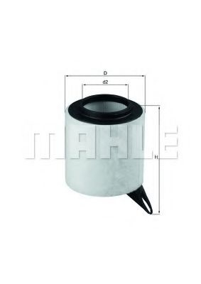 MAHLE LX 1651 - Filtru Aer Original BMW