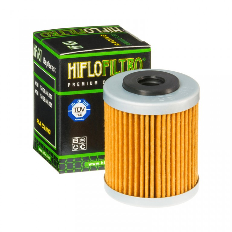 Filtru Ulei Moto Hiflofiltro HF651 - Protecție Motor