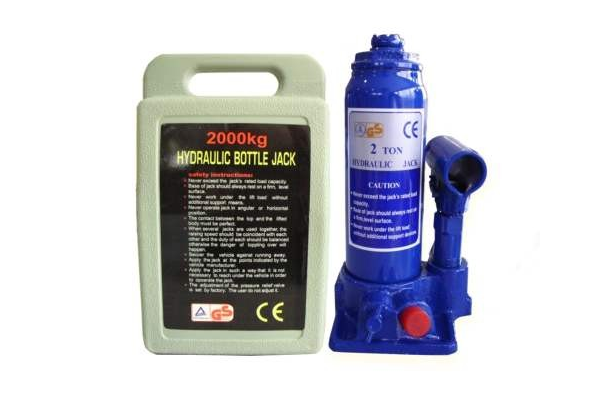 Cric Hidraulic 2T JBM în Cutie Plastic | Echipament Ridicare