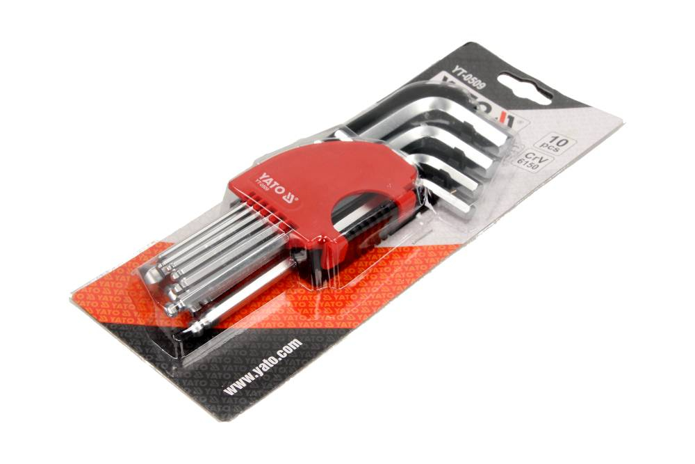 Set Chei Imbus Yato 10 Buc, Oțel Cr-V