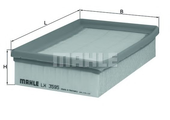 Filtru aer KNECHT LX 3595 - Performanță BMW