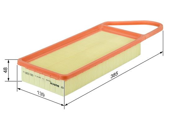 Filtru Aer BOSCH 1 457 433 076 - Protecție Motor