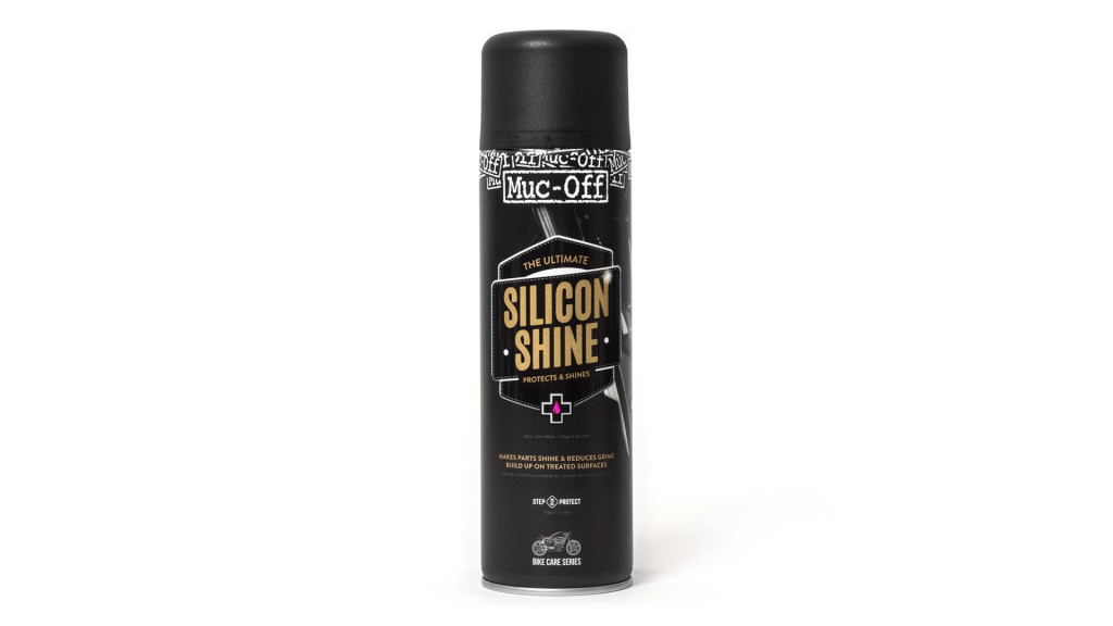 Muc-Off Silicon Shine 500ml, lucru și protecție moto