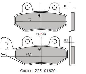 Placute Frana RMS Organice | Franare Sigură - imagine 2