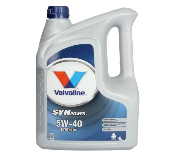 Valvoline SYNPOWER 5W40 4L - Performanță Superioară