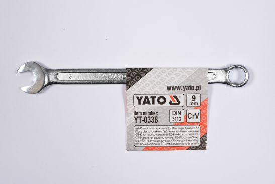 Cheie Combinata Yato 9mm, Finisaj Satinat