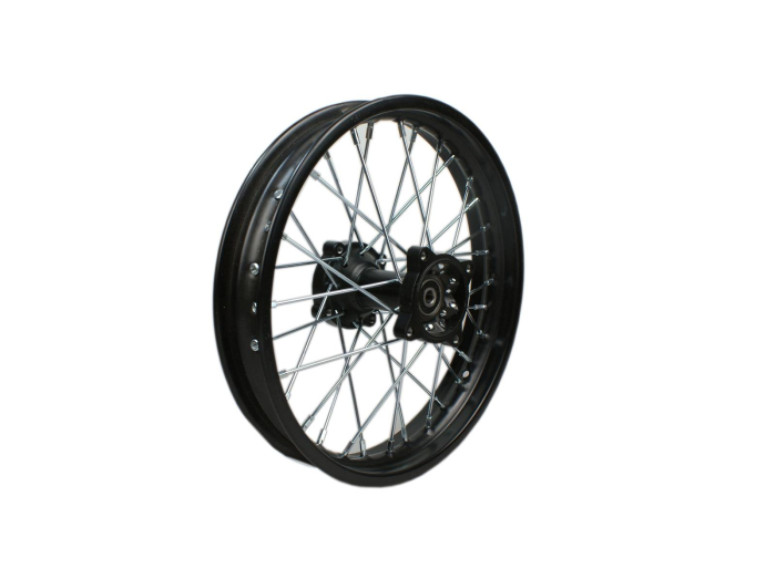 Roata completa spate 1.85x14 cross 125cc negru Roy