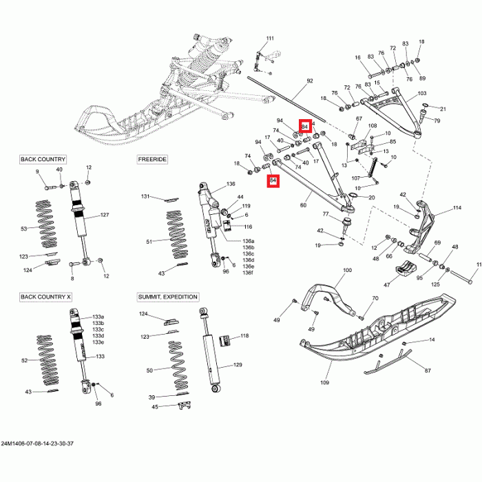 Bucsa Brat Superior Brp Ski-Doo Originala