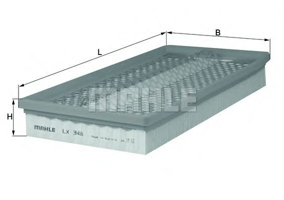 Knecht LX 348 - Filtru Aer Premium Mercedes