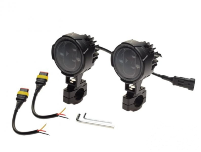 Set lămpi ceată universale Wmx 8-80V albă și portocalie
