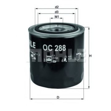 Filtru Ulei Mahle OC 288 | Original Calitate Premium