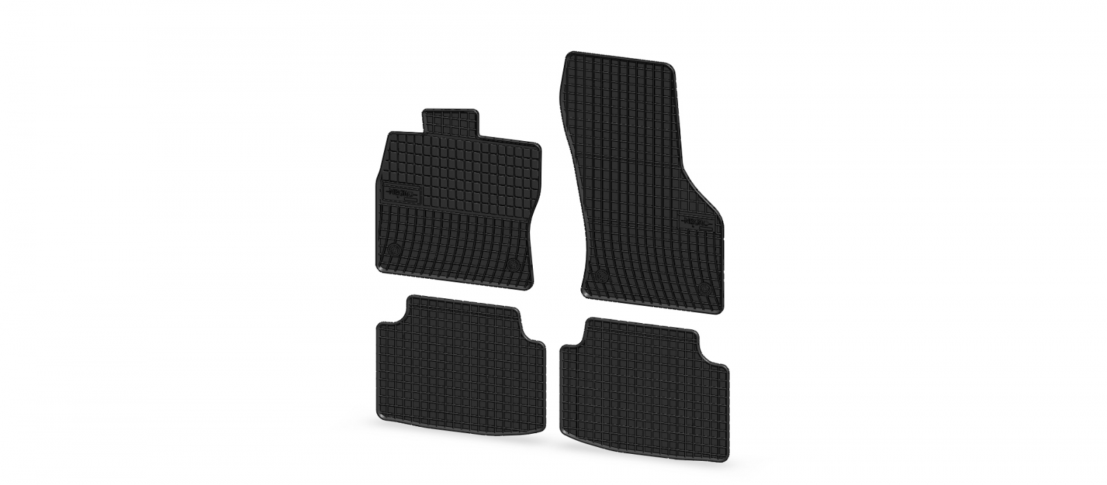 Set covorase cauciuc Frogum VW Passat B8 2014-, negre, 4 buc