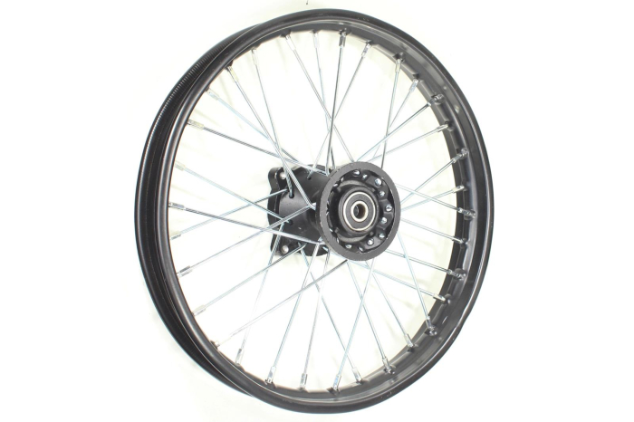 Roata completa cross 110-125cc 1.4x14 Roy, negru