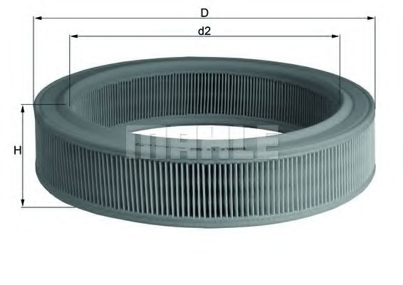 Filtru Aer Knecht LX 568 - Protecție Motor