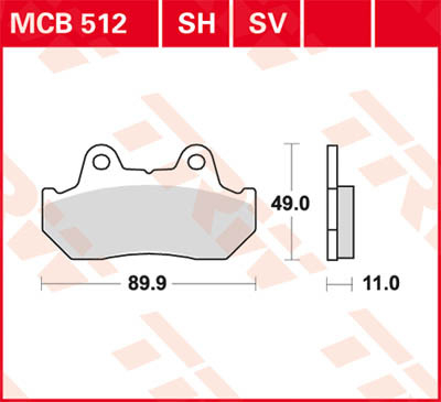 Placute Frana TRW MCB512 | Siguranta Maxima