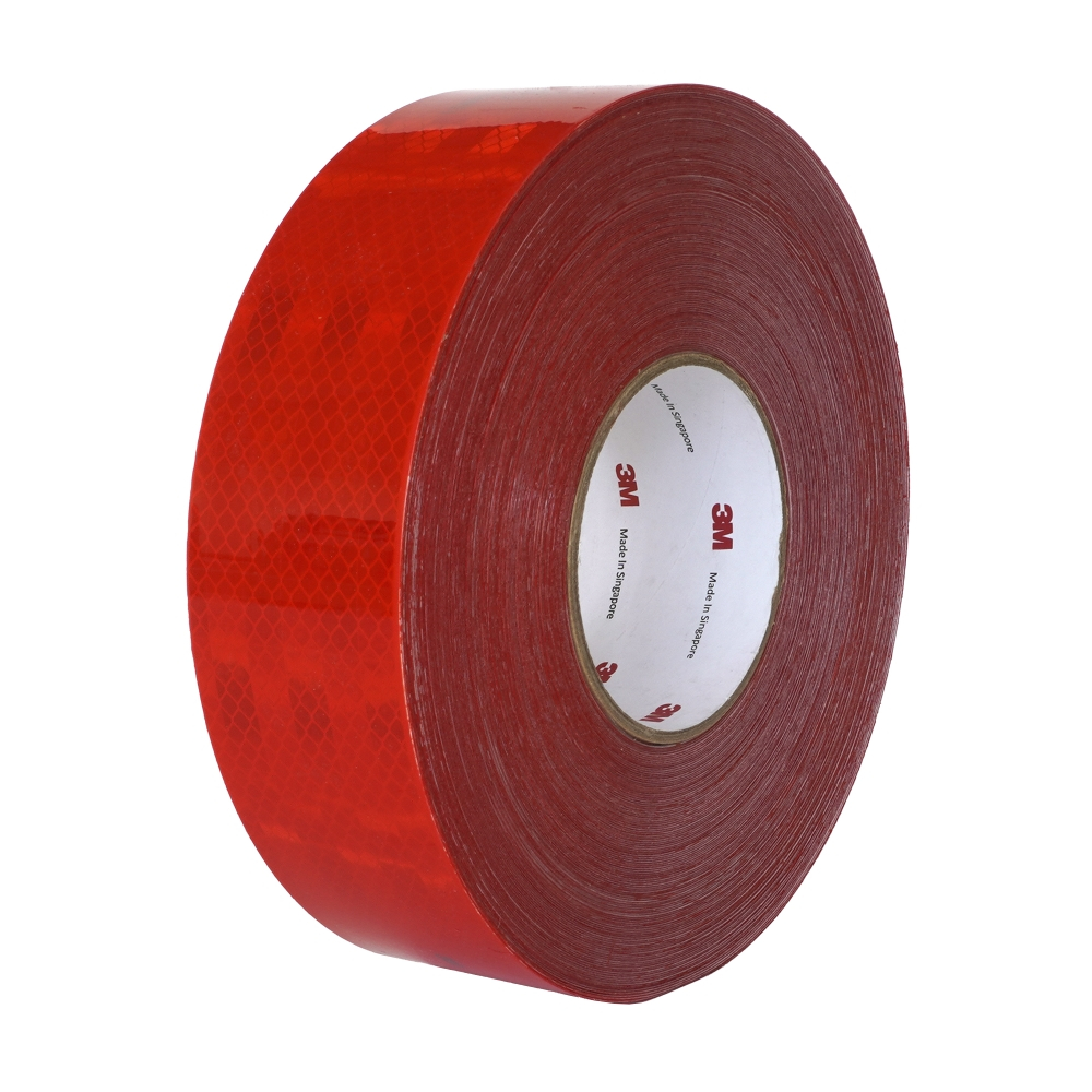 Banda reflectorizanta 3M 983-71 rosu 53.5mm x 50m ECE 104