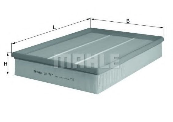 Filtru Aer Mahle ORIGINAL LX 717 pentru Volvo