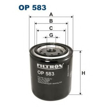 Filtru Ulei Filtron OP583 | Compatibil Suzuki & Toyota