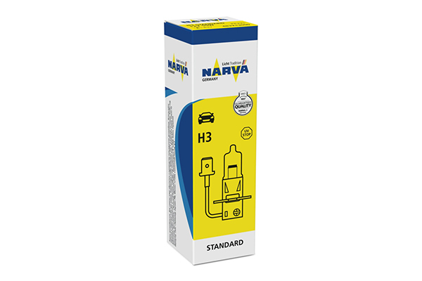 Bec Proiector H3 Narva 55W - Lumină Puternică