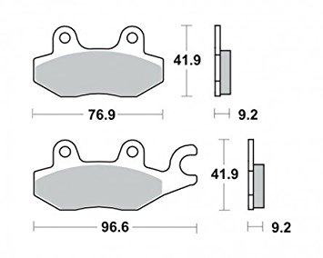 Placute Frana TRW MCB663 JMT - Siguranta Maxima