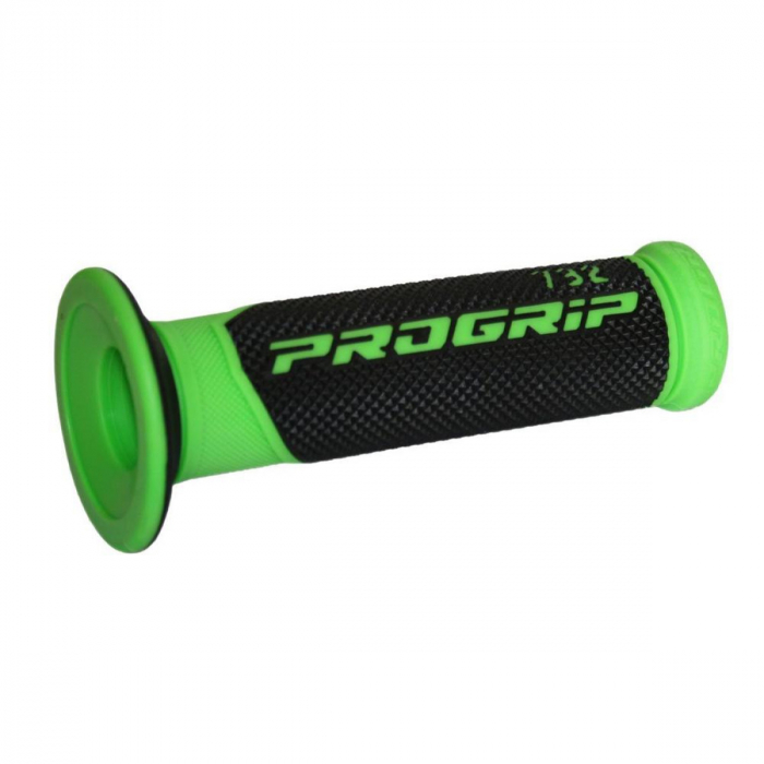 Mansoane Progrip 732 capăt deschis 22mm, negru-verde