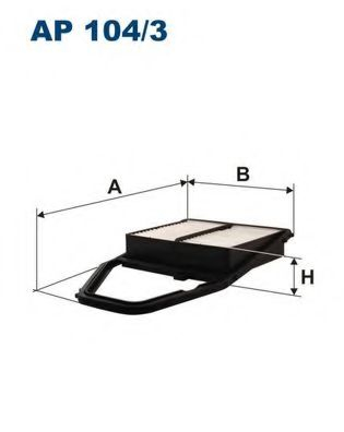 Filtru Filt AP104 3 | Protecție Motor Honda Civic