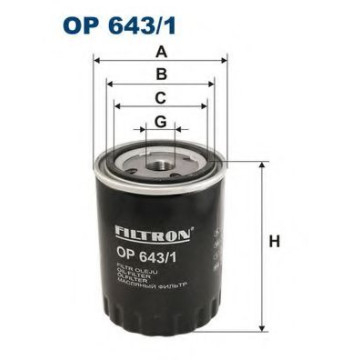 Filtru Ulei Filtron OP643/1 - Protecție Motor