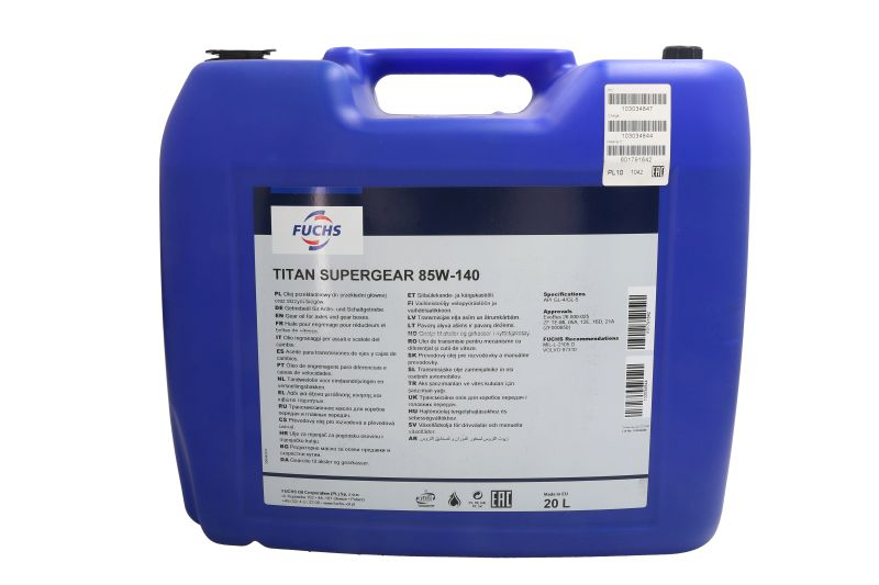 Fuchs SuperGear 85W140 - Protecție Superioară Transmisie