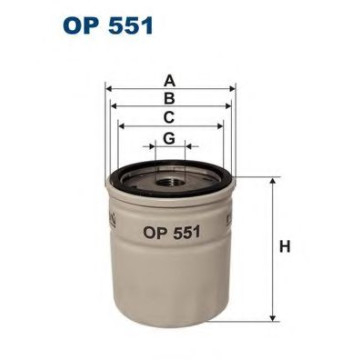 Filtru ulei FILTRON OP551 - Protecție Motor