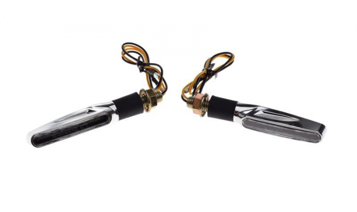 Set Lampi Semnalizare LED Crom WMX