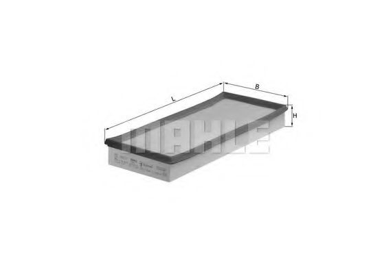 Filtru aer Knecht LX 662 compatibil Mitsubishi Volvo