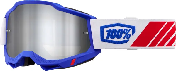 Ochelari cross 100% Accuri 2 Kolby, lentila oglinda argintie