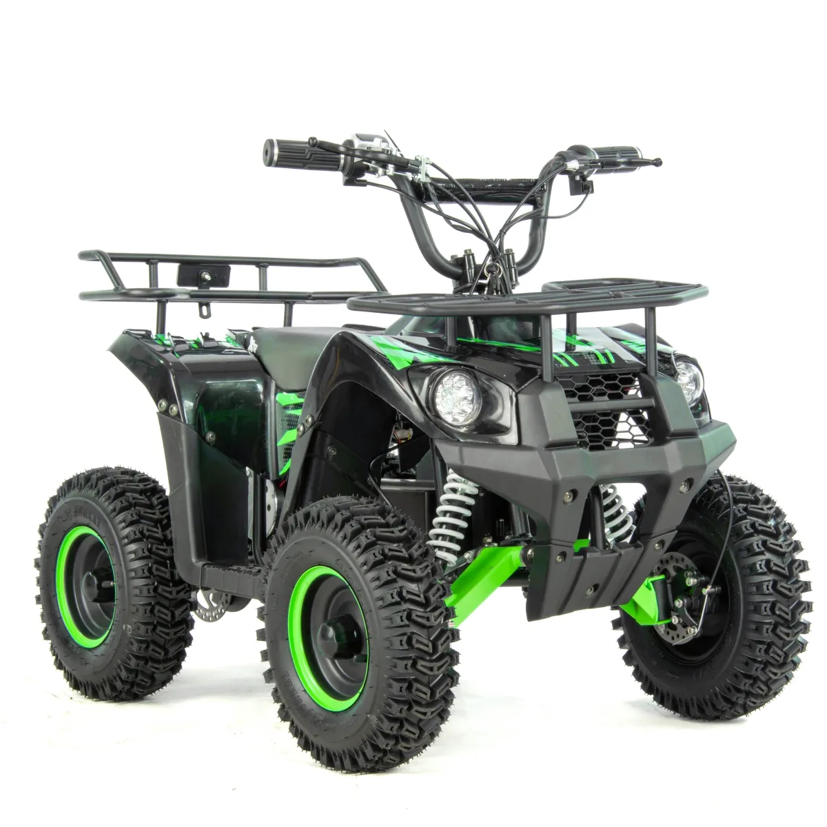 ATV electric copii XTR E-M9 800W, negru verde
