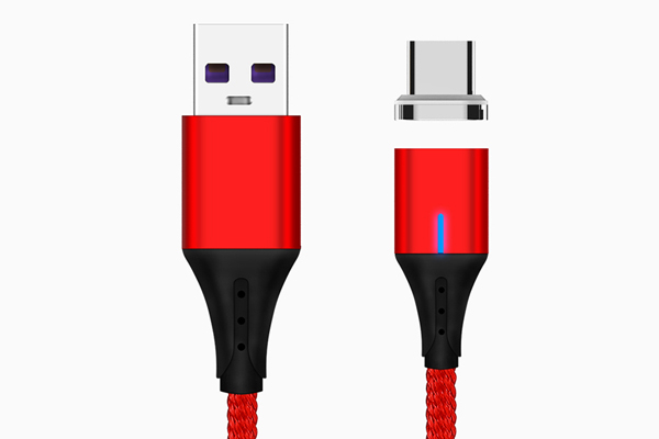 Cablu Magnetic 2in1 Mega Drive USB Micro USB Type-C 5A 1.5M