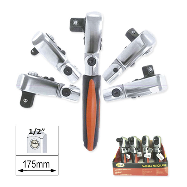 Clichet Articulat Scurt 1/2" cu 72 Dinti JBM