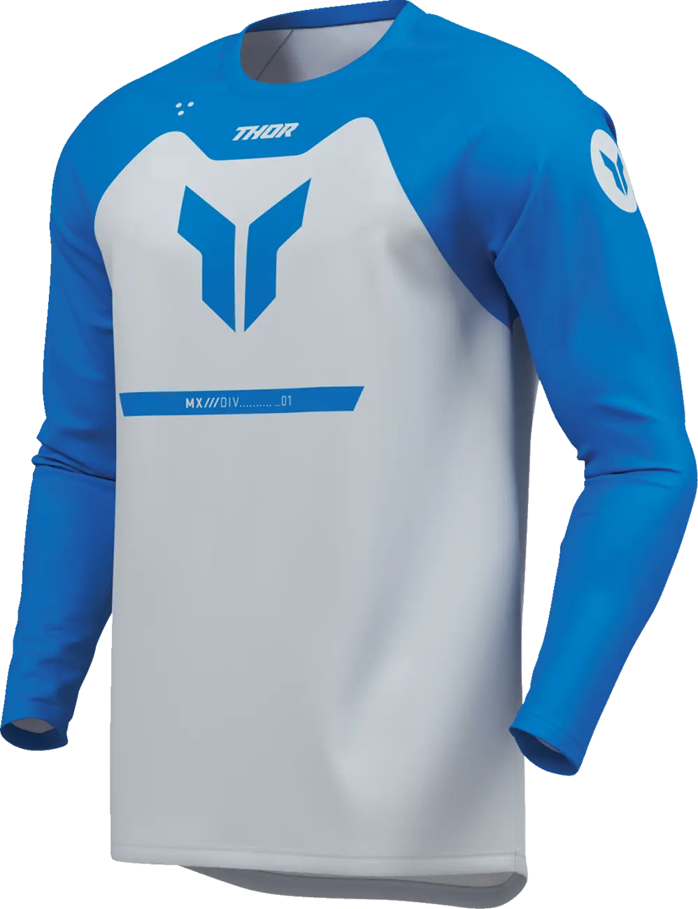 Tricou Thor Menace Copii ATV Cross - Gri/Albastru - imagine 1