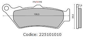 Placute Frana RMS Organice | Franare Sigură - imagine 3