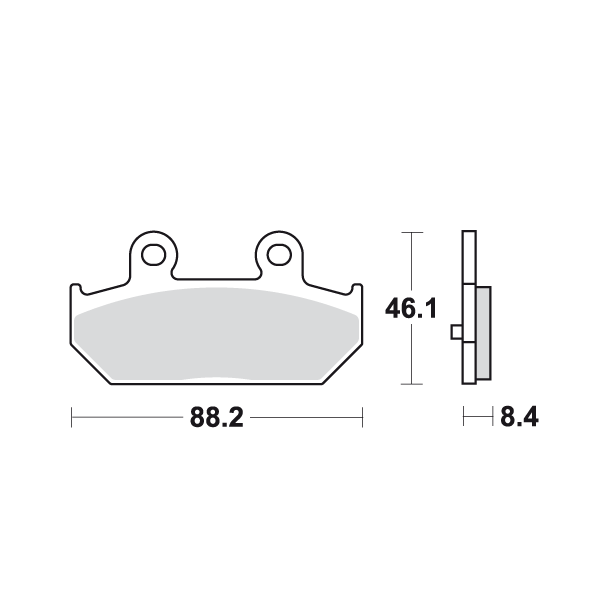 Placute Frana JMT MCB751 Siguranta