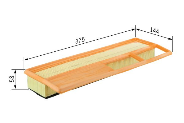 Filtru Aer Bosch F 026 400 002 - Protecție Motor