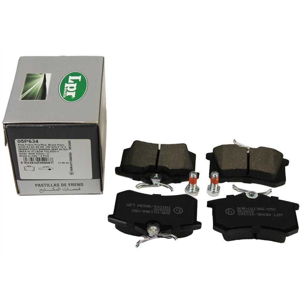 Set Placute Frana Spate LPR 05P634 - Performanta Premium - imagine 2
