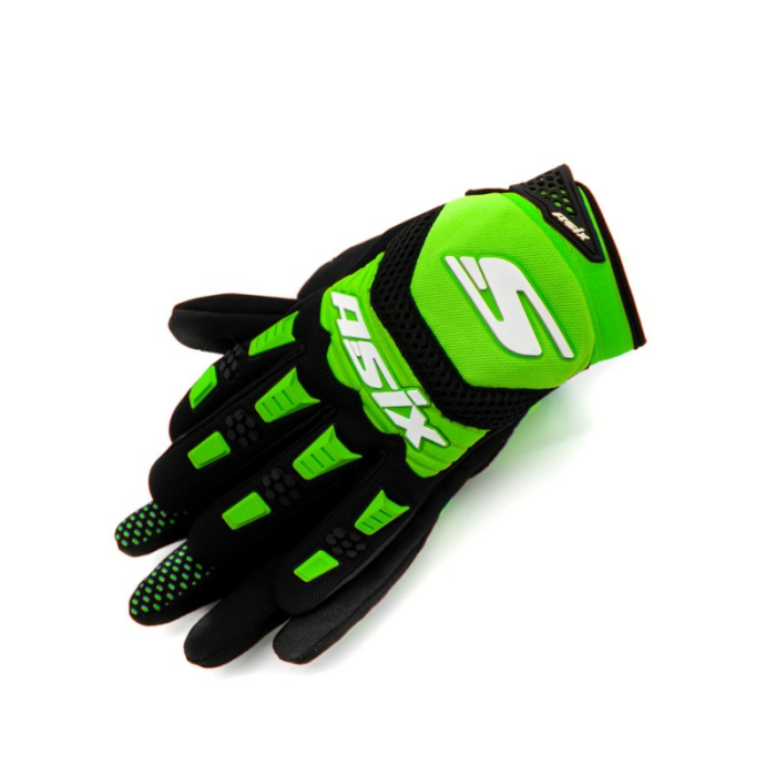 Manusi Enduro Asix AS3 Junior Verde Lime, Marime YS